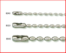 工厂直销 米珠链 长短珠链 彩色珠链 欢迎订制 项链首饰配件 金属珠链