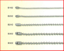 厂家供应 圆珠链 珠链 金属珠链 圆珠链 项链首饰配件 欢迎订制