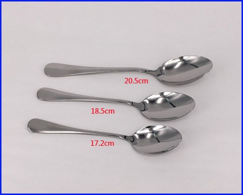 厂家直销 410不锈钢汤勺 不锈钢勺子 不锈钢长柄汤匙 不锈钢汤匙 椭圆勺汤匙