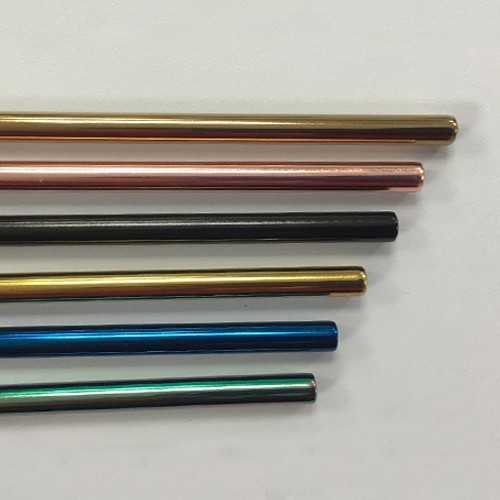 环保彩色吸管 316彩色吸管 彩色不锈钢吸管 SGS认证 品质佳 不锈钢彩色吸管 批发供应