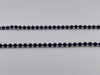3.0鐡珠鍊含頭80Cm 電著黑
