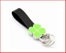 高質感 幸運草 皮製鑰匙扣 時尚鑰匙圈 皮製鎖匙圈 可加印Logo 工廠低價提供