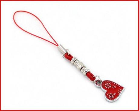 愛心吊飾 手機吊繩 吊飾 手機精美掛飾 是促銷贈品 最佳首選