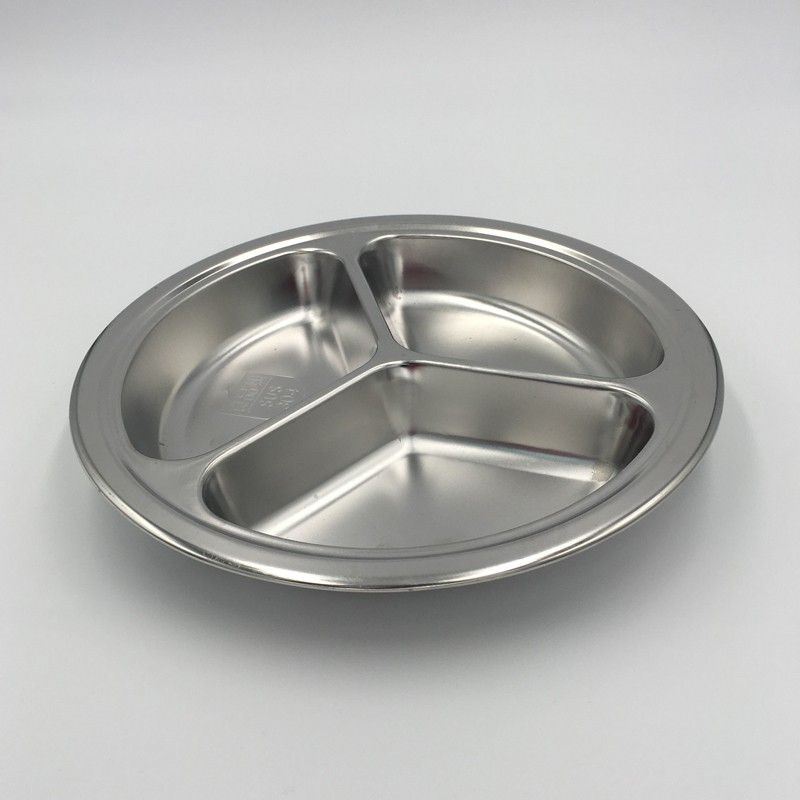 不鏽鋼環保圓型餐盤
